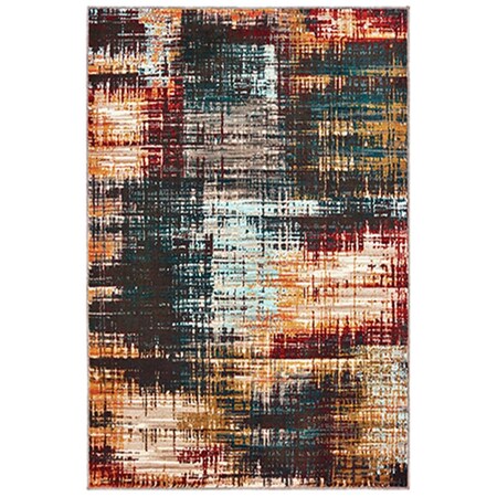 Oriental Weavers 9 ft. 10 in. x 12 ft. 10 in. Sedona Rectangular Area Rug Blue S9584A300390ST